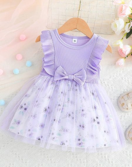 Purple Petal Frock
